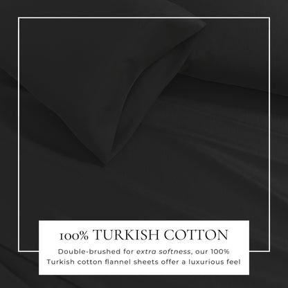 Soft and Natural Cotton Flannel Sheet Set