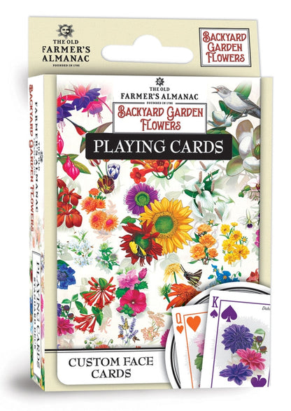 Almanach du fermier - Cartes à jouer Fleurs du jardin