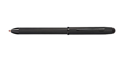 Tech3+ Brushed Black PVD multifunction pen with textured grip and CROSS clip by A.T. Cross on Tampa Home & Garden Store