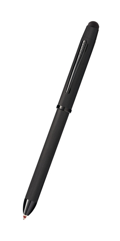 Tech3+™ Brushed Black PVD Multifunction Pen by A.T. Cross with textured grip and CROSS clip on Tampa Home & Garden Store