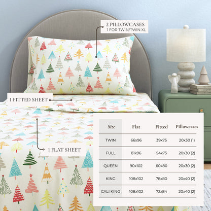 Turkish Cotton And Christmas Flannel Sheet Set