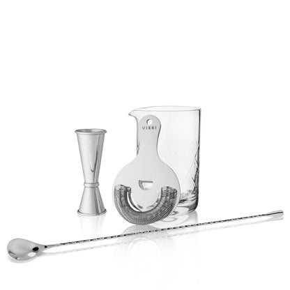 Harrison Barware Set With Glass And Jigger Kit