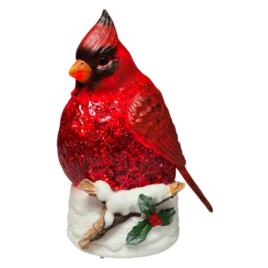 Illuminated Cardinal Figurine - Tampa Home & Garden Store