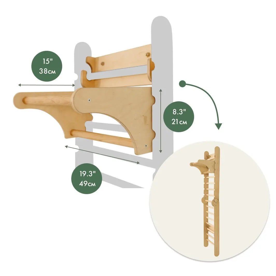 Goodevas Gym Addition to Climbing Ladders ladder accessory for activity toys, wallmount on Tampa Home & Garden Store
