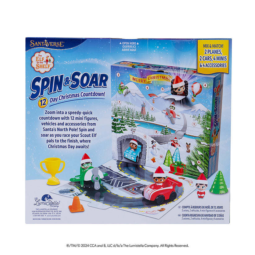 Cuenta regresiva de 12 días para Navidad con Spin And Soar