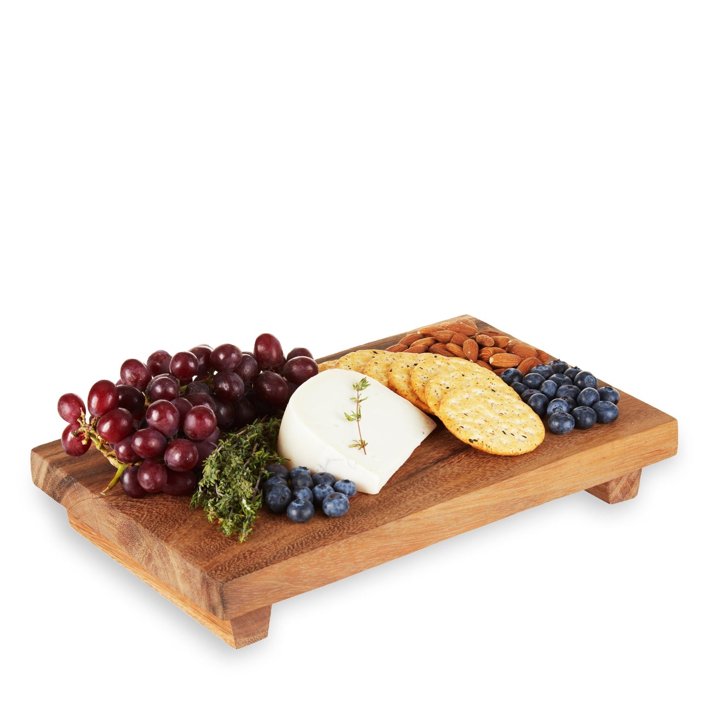 Acacia Footed Cheese Board and Serving Platter