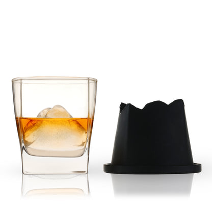 Mountain Silicone Ice Mold and Glass Set