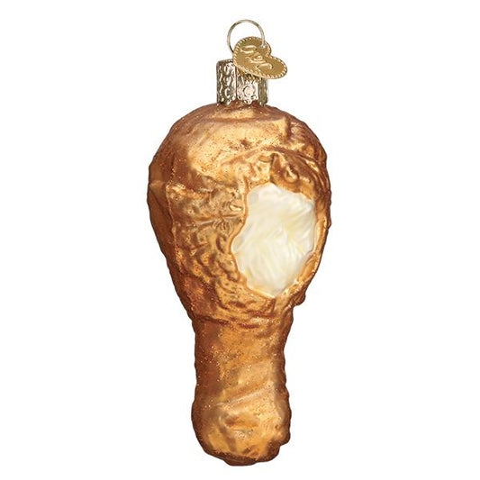 Fried Chicken Glass Ornament - Tampa Home & Garden Store