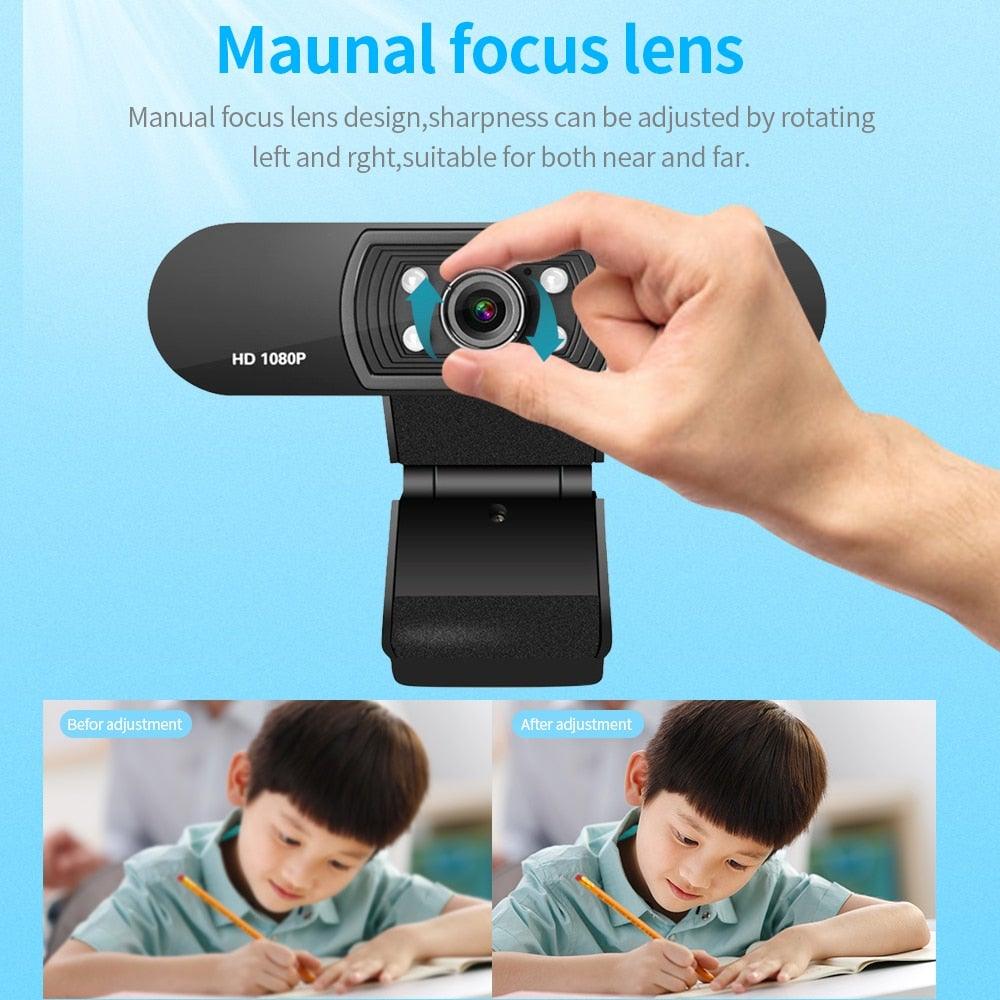 H800 Full HD Webcam With Built In Microphone