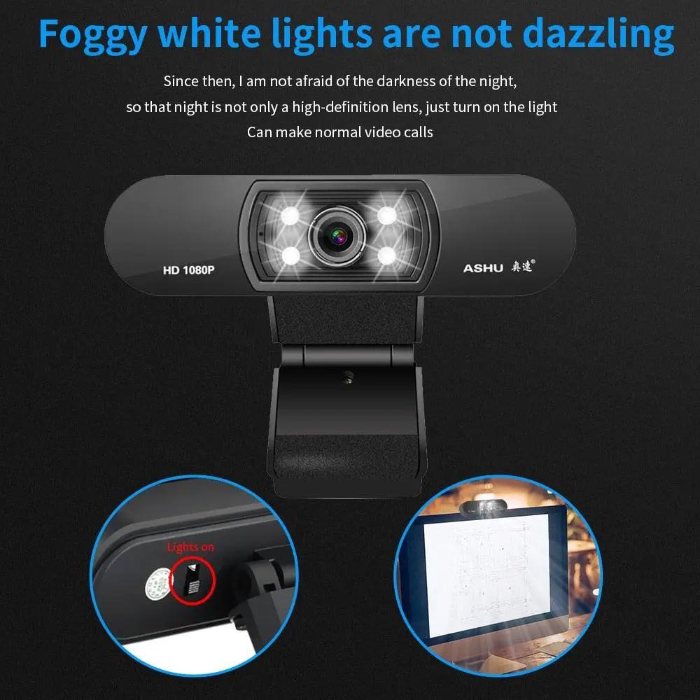 H800 Full HD Webcam With Built In Microphone