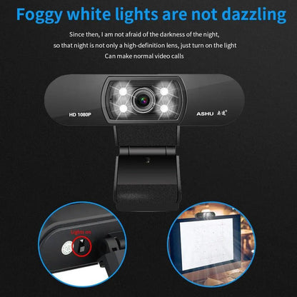 H800 Full HD Webcam With Built In Microphone