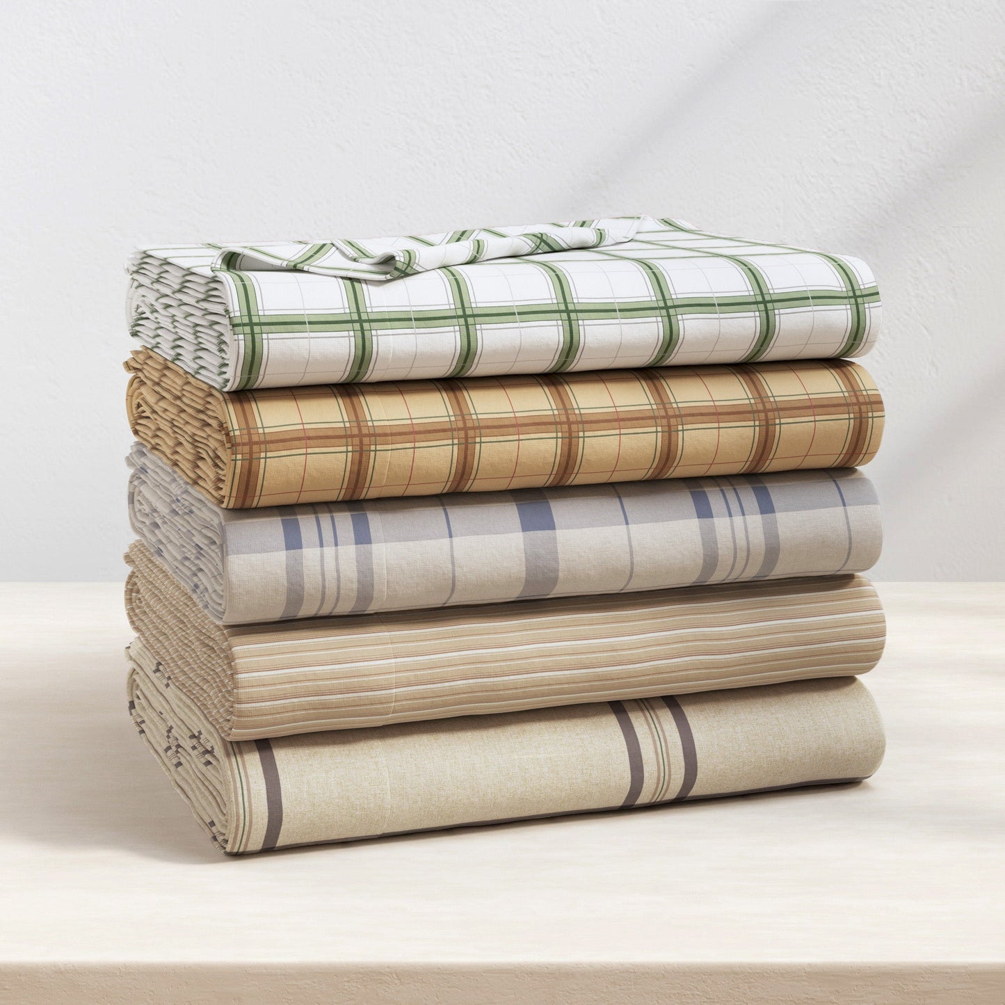Turkish Cotton Flannel Sheet Set and Stripes