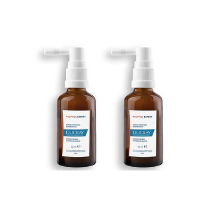 Ducray Neoptide Expert hair serum spray, 2x50ml, amber glass with white caps on Tampa Home & Garden Store