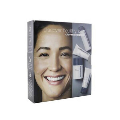 Dermalogica Skincare Set travel-size cleansing, exfoliating kit; box features smiling woman on Tampa Home & Garden Store