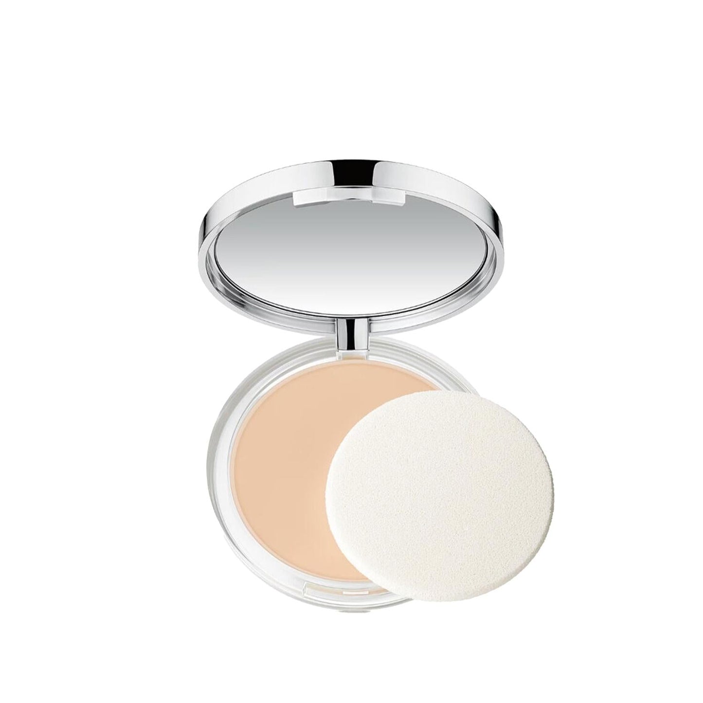 Clinique Almost Powder Makeup SPF 15 foundation compact in fair shade with mirror and puff on Tampa Home & Garden Store