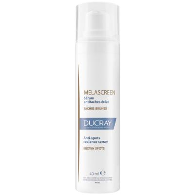 Ducray Melascreen Serum bottle, white 40 ml face serum with blue label on Tampa Home & Garden Store