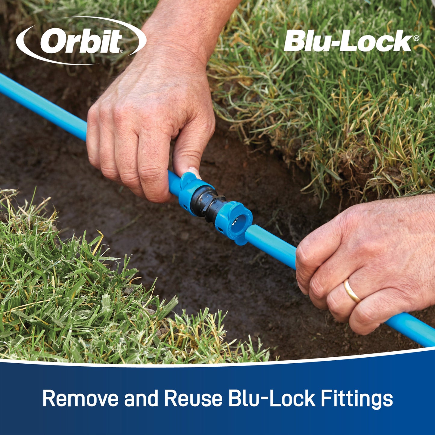 1/2" Blu-Lock x 3/4" MPT Swing Joint 31986