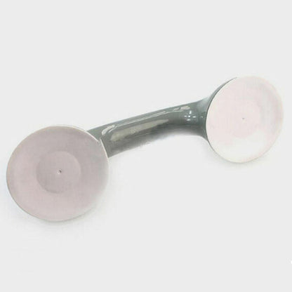 Chrome suction cup bathroom grab bar by Moktan Sabai with dual suction discs on Tampa Home & Garden Store