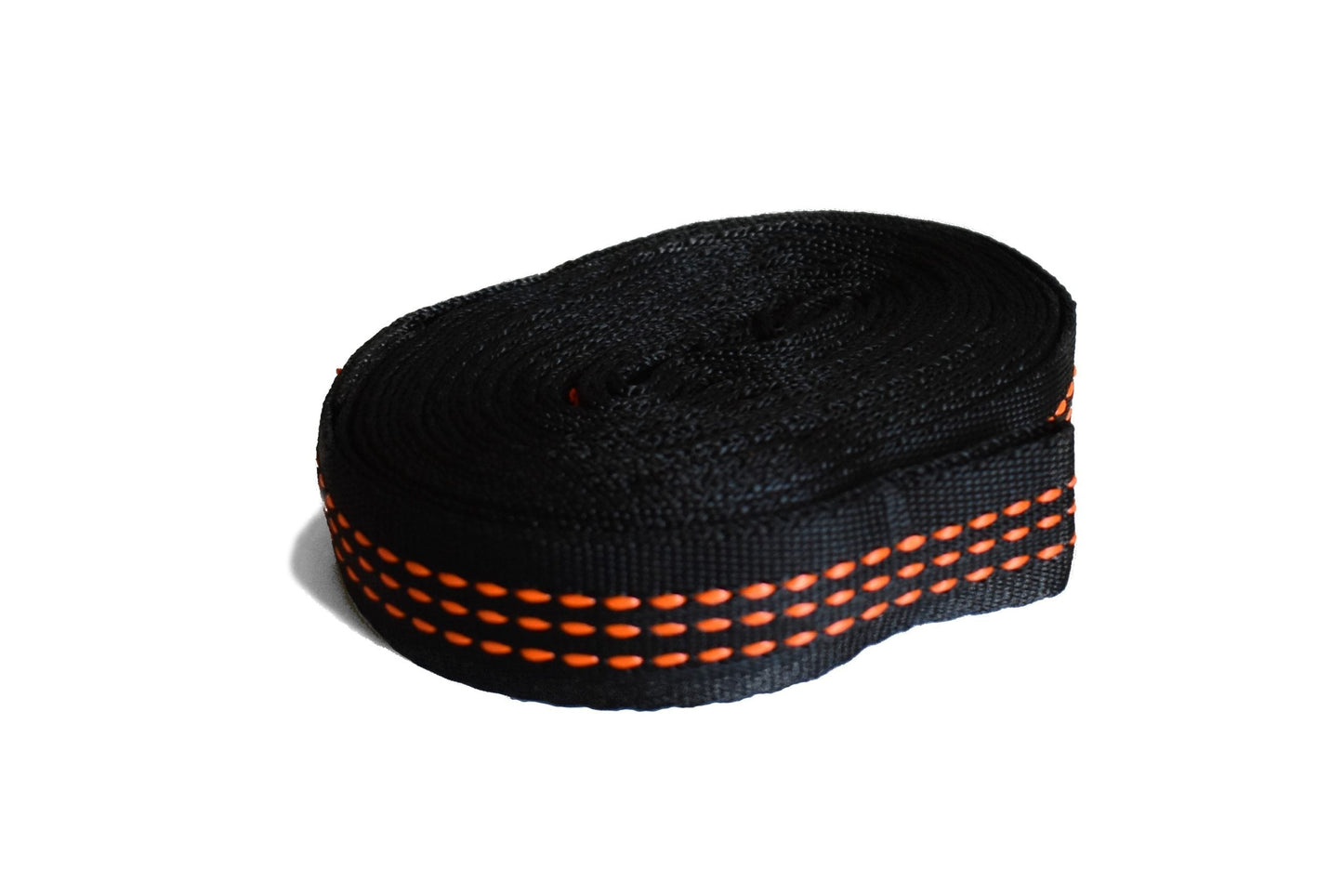 Hammock Tree Straps River Country Gear, black webbing with orange stitching on Tampa Home & Garden Store