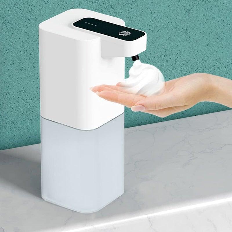 Stevvex automatic hand soap dispenser white touchless foaming soap for bathroom kitchen on Tampa Home & Garden Store