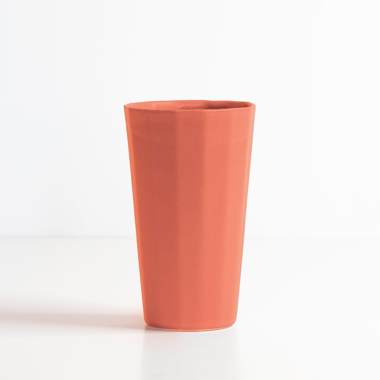 Handmade Porcelain Pint Cup Modern Ceramic Vessel