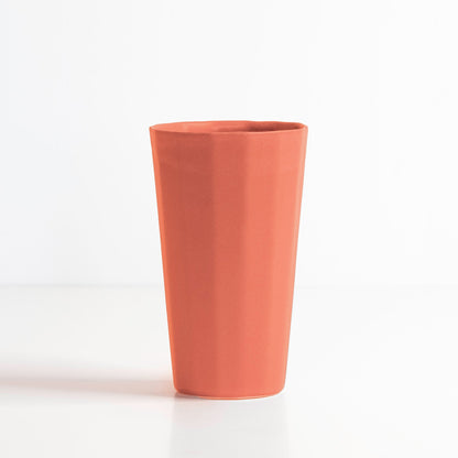 Handmade Porcelain Pint Cup Modern Ceramic Vessel
