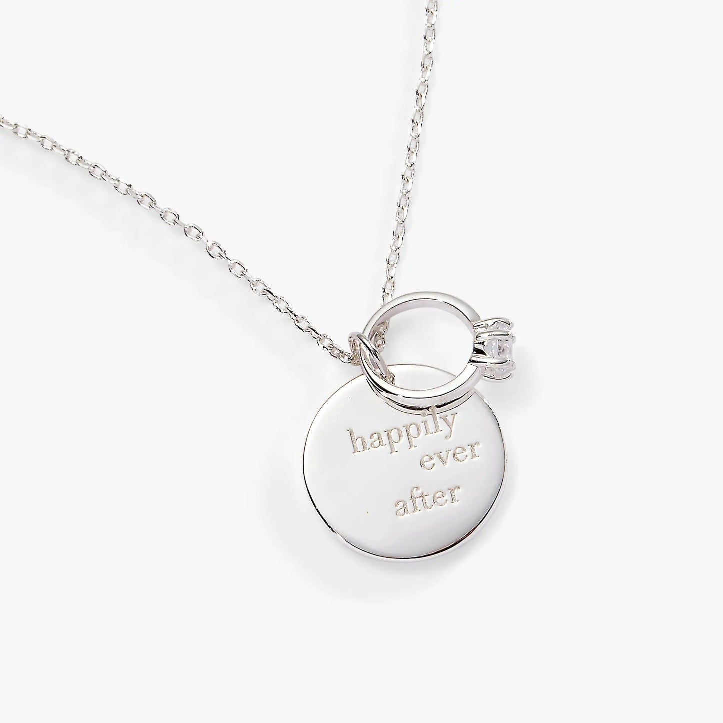 Happily Ever After Duo Charm Pendant Necklace