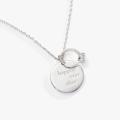 Happily Ever After Duo Charm Pendant Necklace