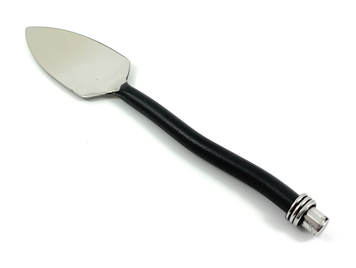 Vibhsa cheese knife curved stainless steel blade with black handle 1 of 4 on Tampa Home & Garden Store