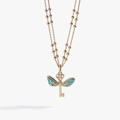 Harry Potter Flying Keys Necklace Pendant