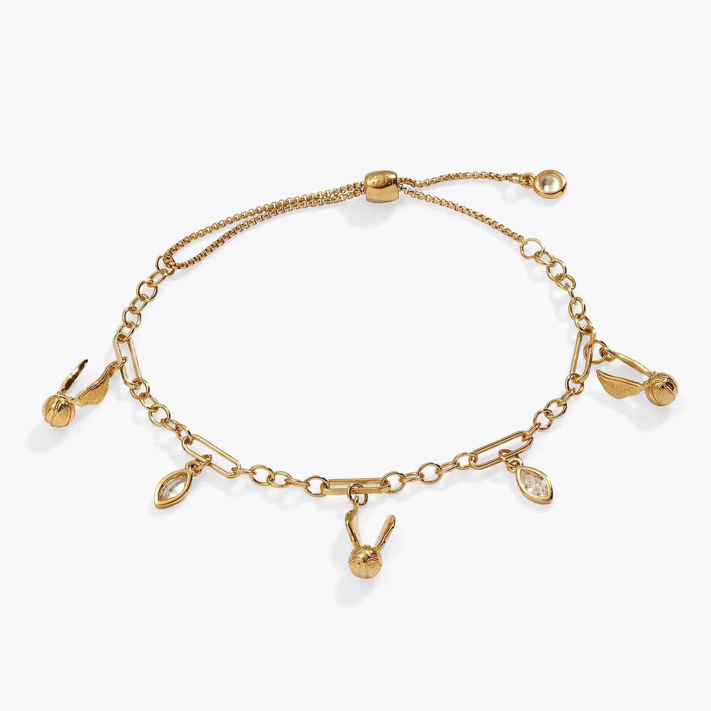 Harry Potter Golden Snitch Bracelet With Crystals