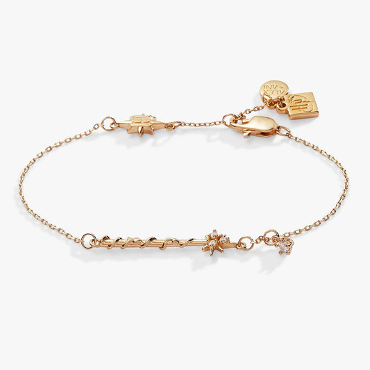 Hermione Wand Bracelet rose gold by ALEX AND ANI with wand charm on Tampa Home & Garden Store
