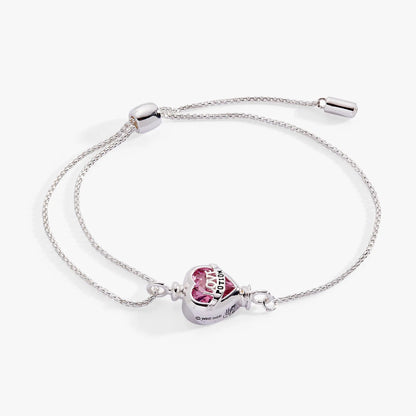Bracelet Harry Potter Love Potion Pull Chain by Alex and Ani pink crystal charm silver tone on Tampa Home & Garden Store
