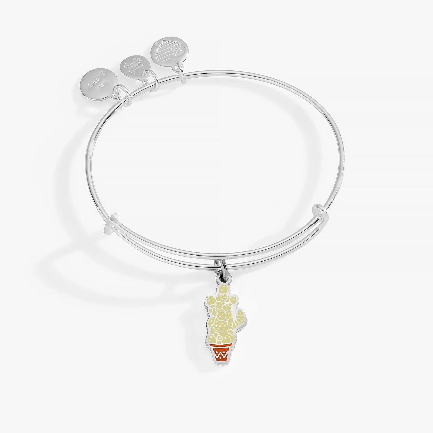 Bracelet Neville Mimbulus Mimbletonia cactus charm, silver-tone bangle by ALEX AND ANI on Tampa Home & Garden Store