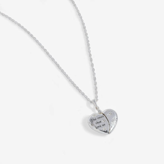 Harry Potter The Ones That Love Us locket necklace, silver-tone heart pendant by ALEX AND ANI on Tampa Home & Garden Store