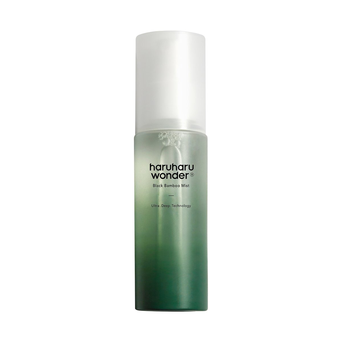 haruharu wonder Black Bamboo Mist 80ml toner bottle with gradient green body and white cap on Tampa Home & Garden Store