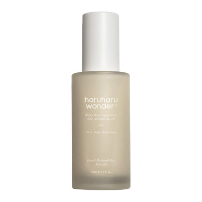 serum Seoulia haruharu wonder Black Rice Hyaluronic Anti-wrinkle Serum 50ml beige frosted bottle on Tampa Home & Garden Store