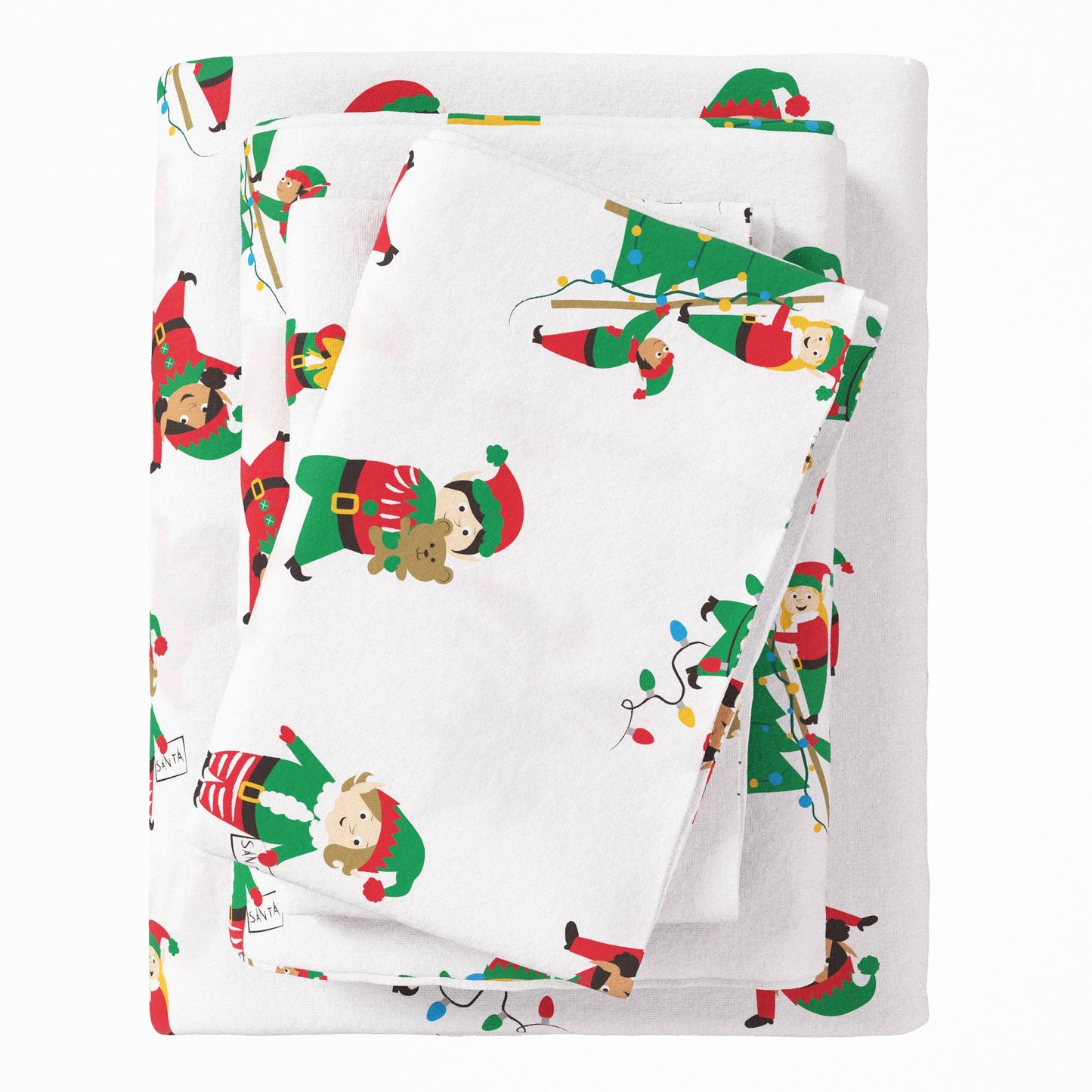 Soft and Plush Turkish Cotton Christmas Sheets