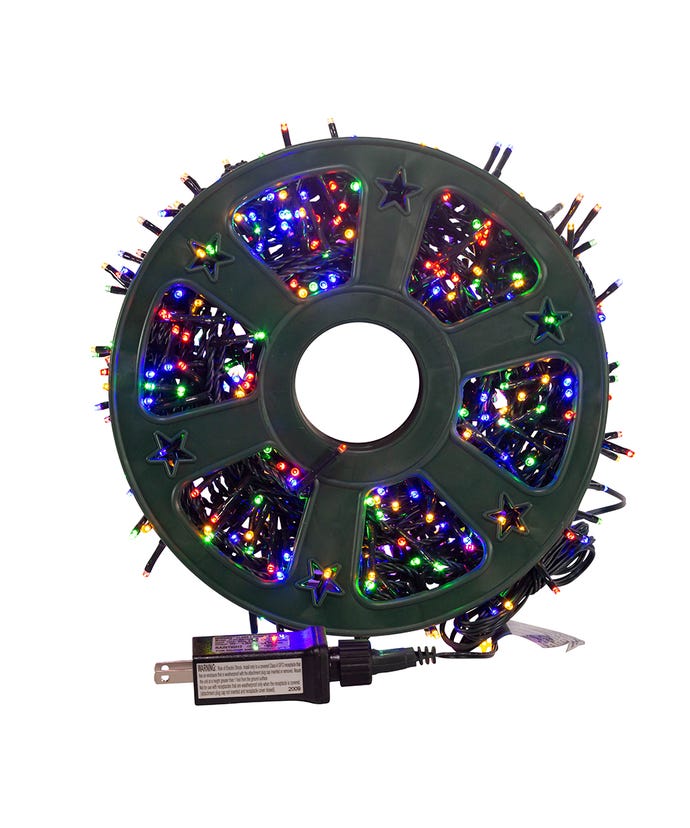 Guirlande lumineuse LED multicolore de 600 LED - 15 mètres de long