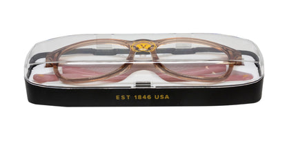 Berkeley reading glasses A.T. Cross brown translucent frame 1.50 power in clear display case on Tampa Home & Garden Store