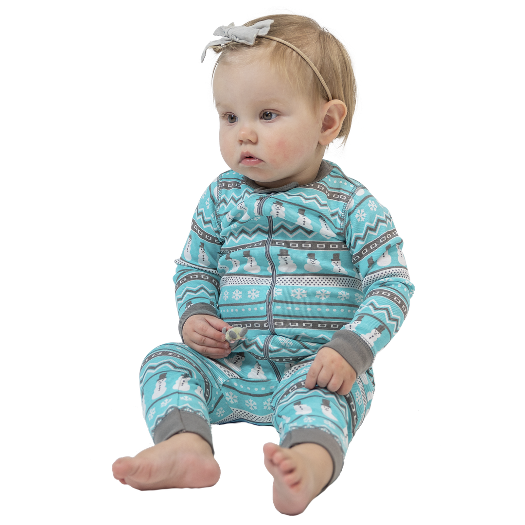 Nordic Snowman Union Suit -