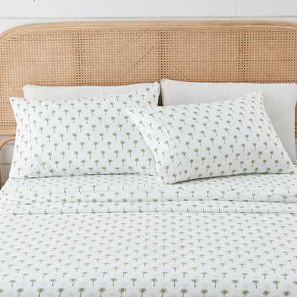 Lightweight Coastal Printed Sheet Set and Covers