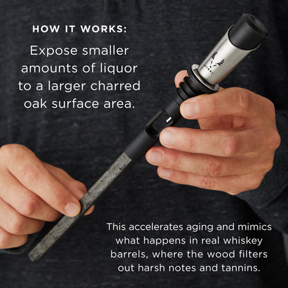 Alchemi Charred Liquor Kit and the Aging Barrels