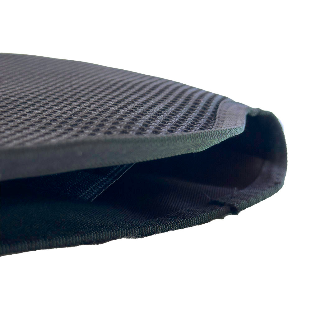 RiPouch Headrest Velcro Panel, Flatirons Overland, padded black fabric for headrest storage on Tampa Home & Garden Store