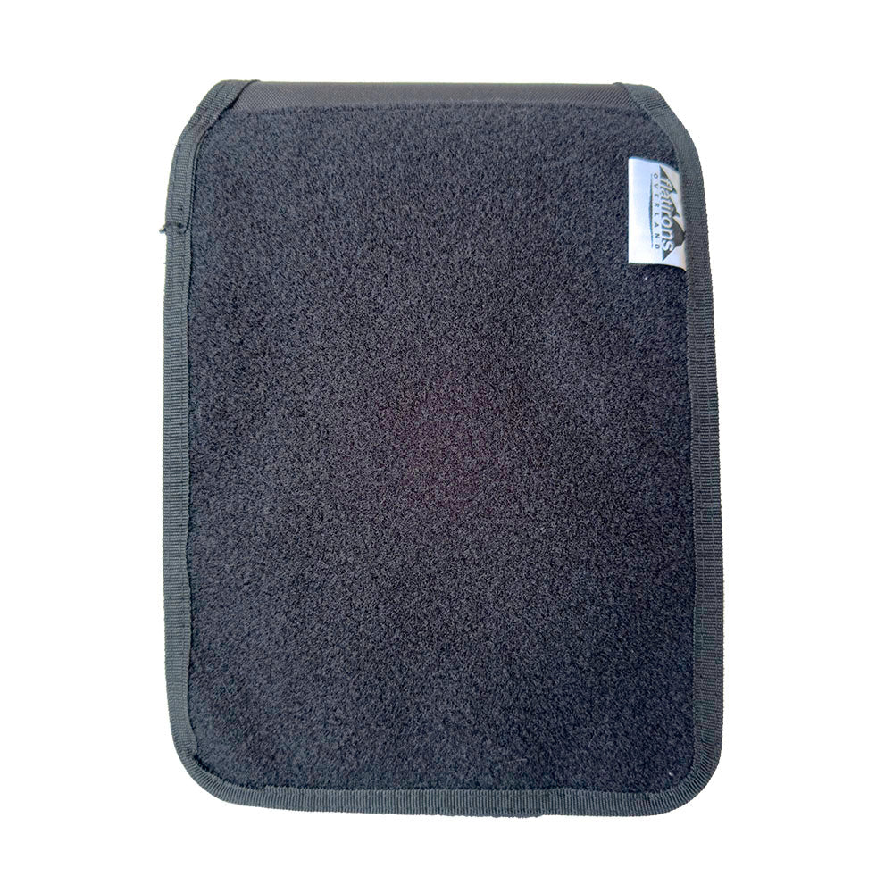 RiPouch Headrest Organizer in dark gray fleece, Flatirons Overland vehicle storage on Tampa Home & Garden Store