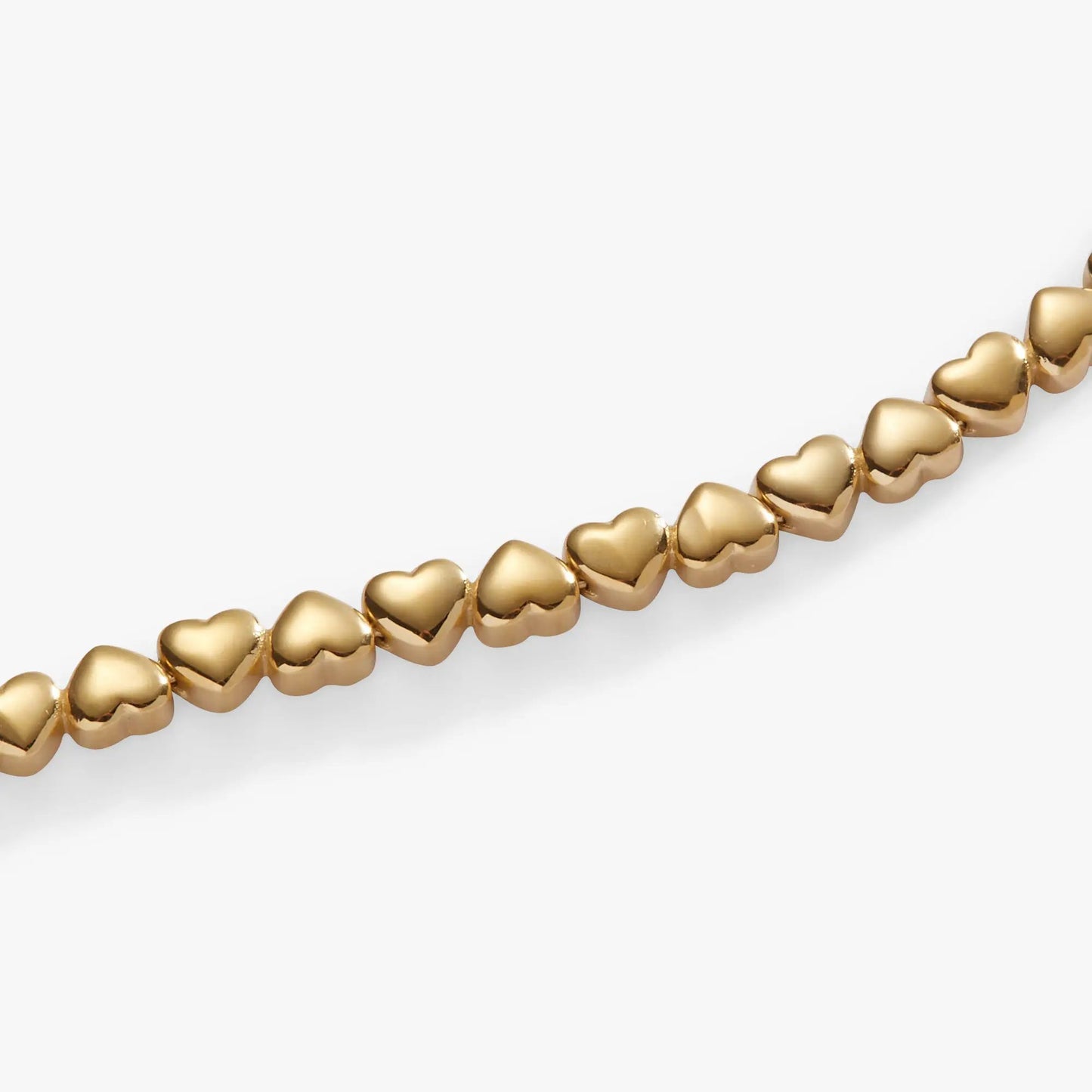 Heart Charm Tennis Bracelet gold tone with heart-shaped links by ALEX AND ANI on Tampa Home & Garden Store