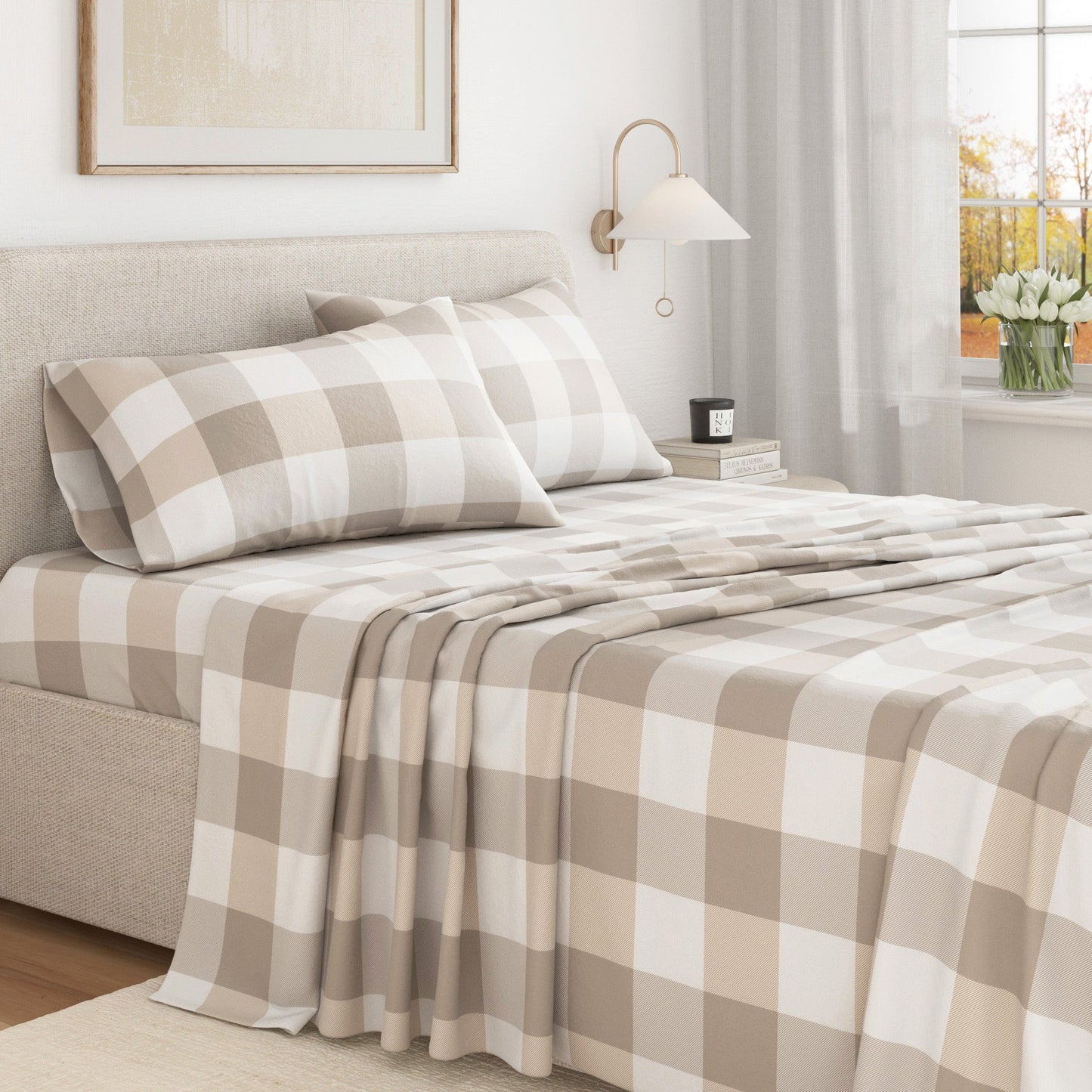 Luxurious and Soft Turkish Cotton Flannel Sheet