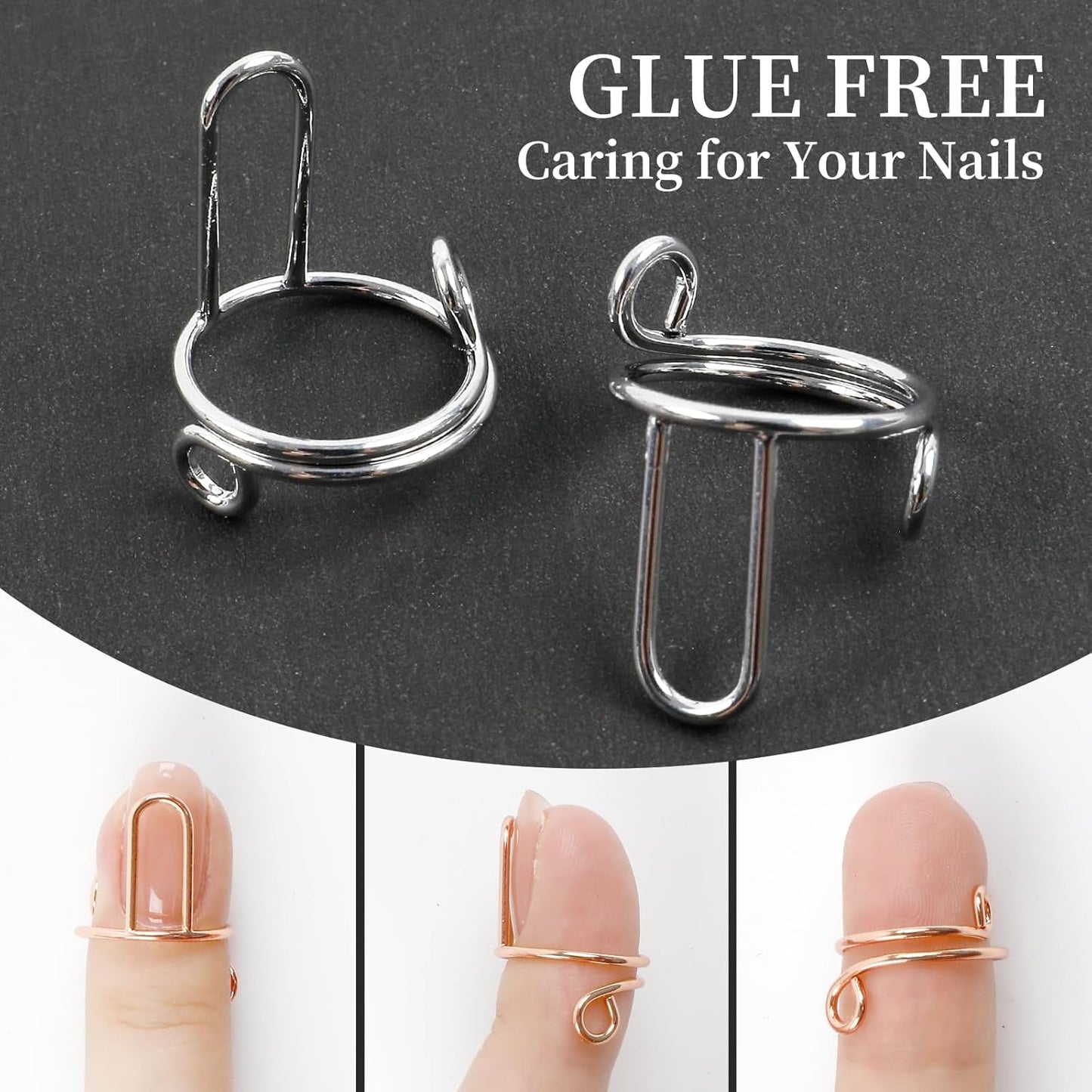 heemee Wudu Nail Rings Set – Adjustable, Stylish, and Convenient for Daily Wear - Tampa Home & Garden Store