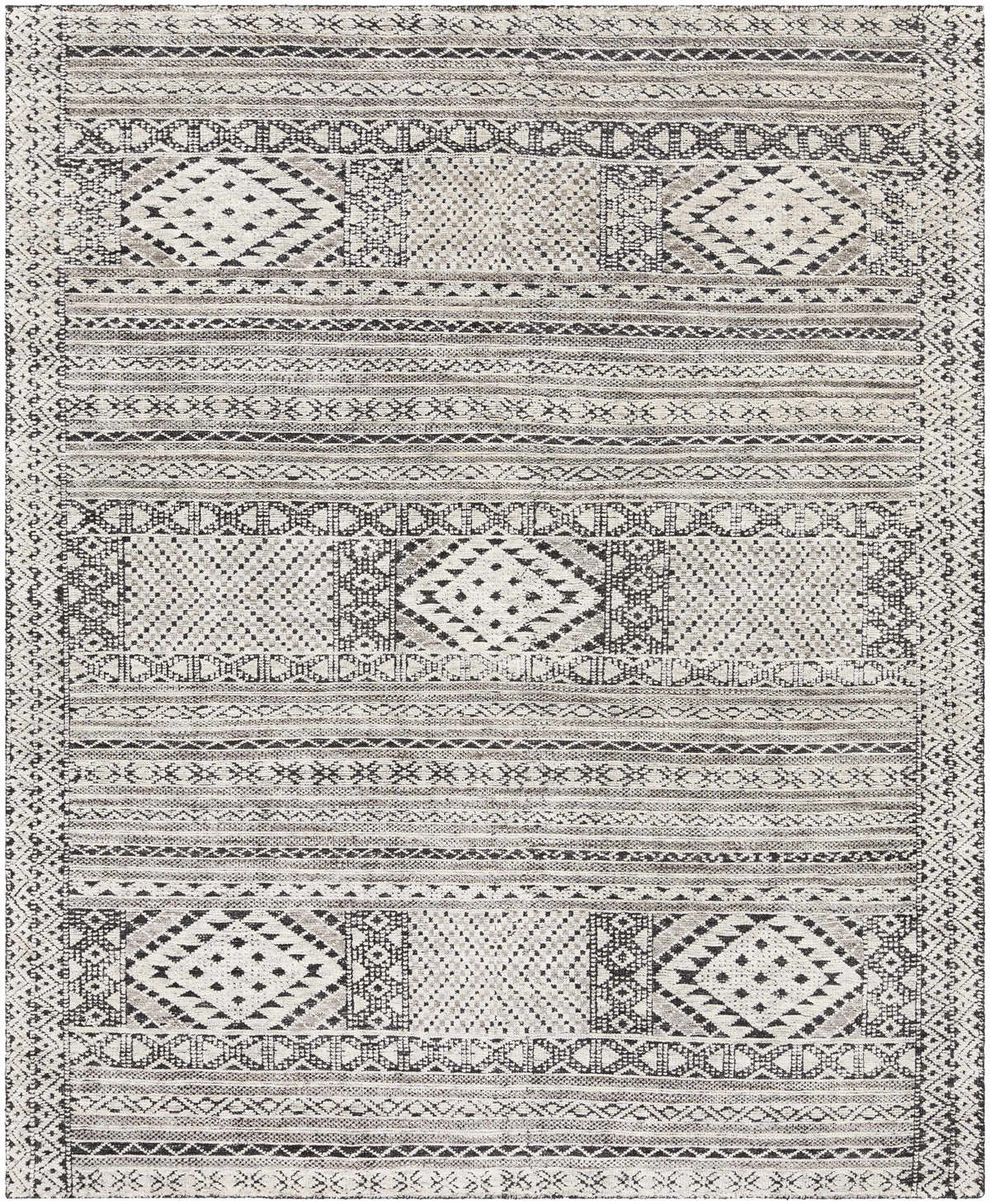 Rug: Hemyock Premium Wool & Viscose Carpet geometric motifs Boutique Rugs clearance on Tampa Home & Garden Store
