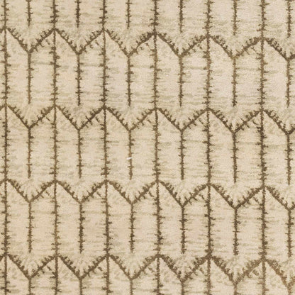 Hennessey Area Carpet rug by Boutique Rugs in beige with dark brown trellis lines on Tampa Home & Garden Store
